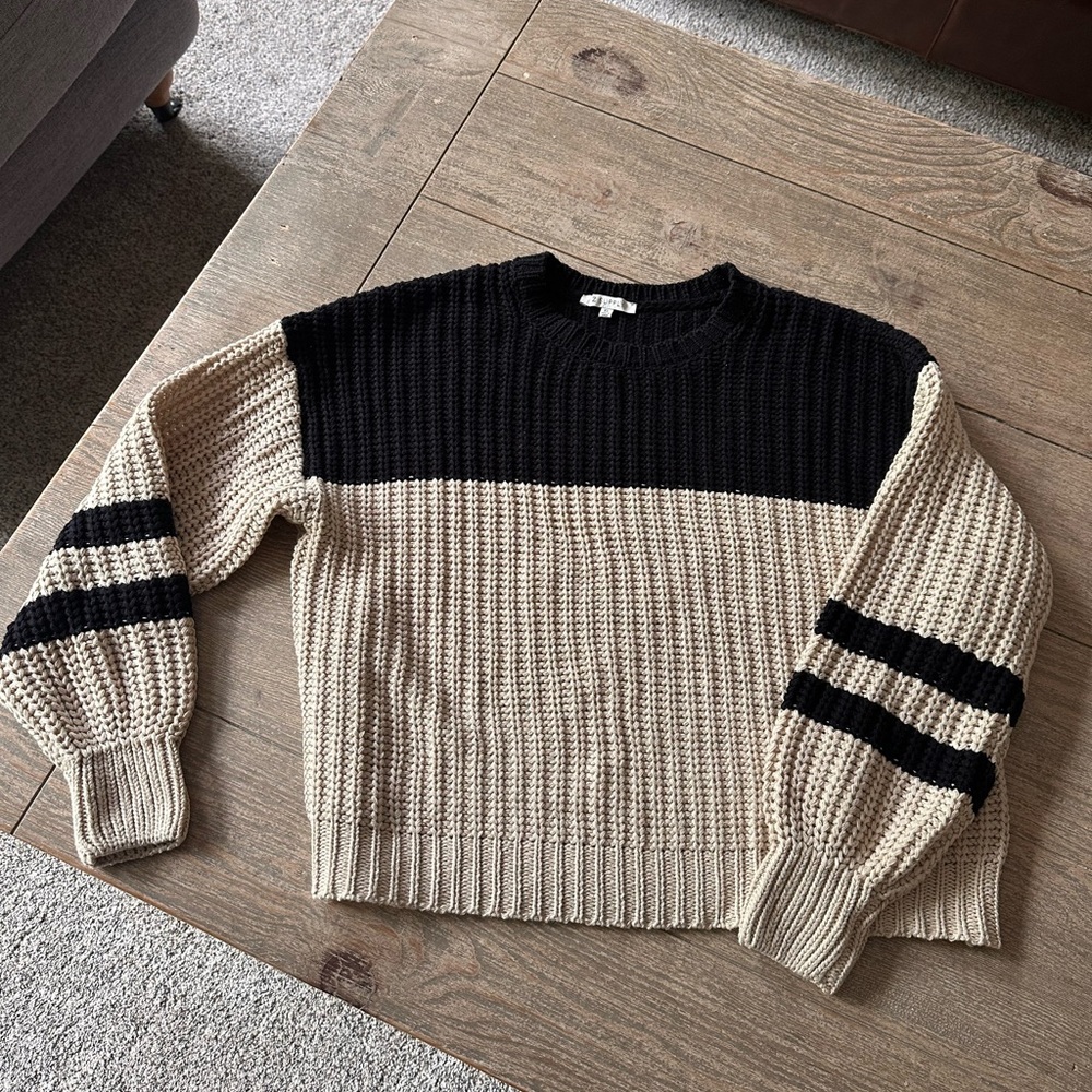 Black and Tan Women's Zsupply xs Sweater